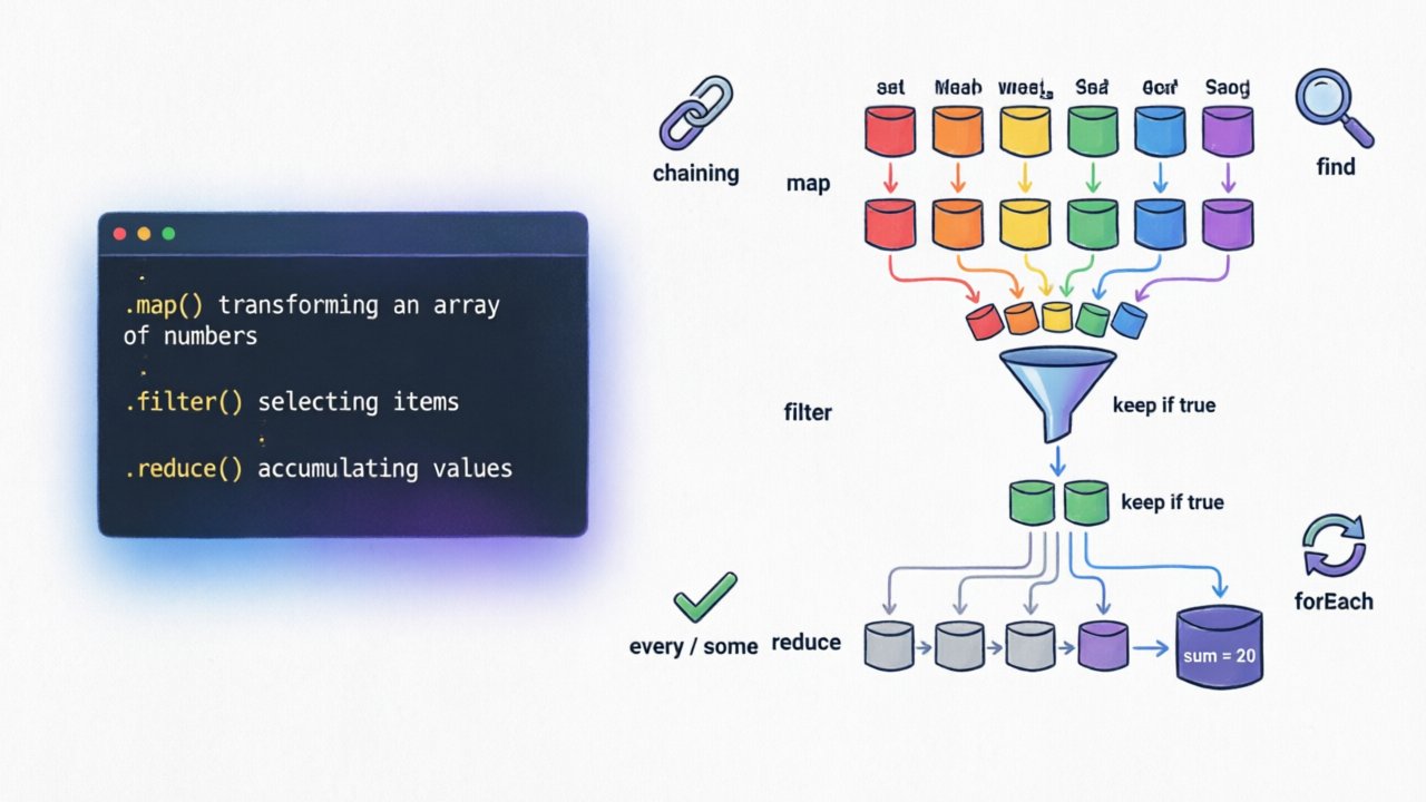 JavaScript Array Methods: map, filter, reduce và toàn bộ phương thức mảng bạn cần biết